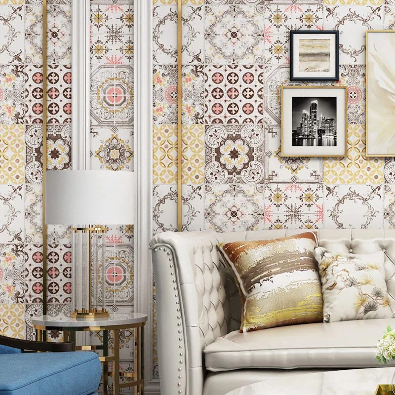 beibehang papel de parede 3d Vintage bohemian folk style theme restaurant Abstract colorful pattern cafe hotel wallpaper 3d
beibehang papel de parede 3d Vintage bohemian folk style theme restaurant Abstract colorful pattern cafe hotel wallpaper 3d