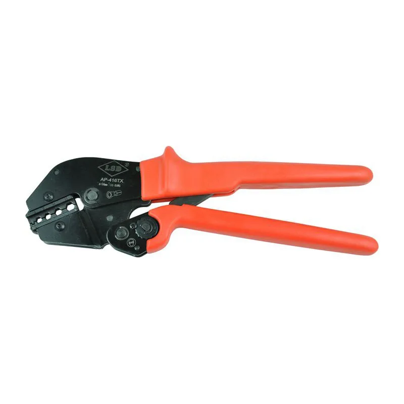 Crimping tool AP-416TX for non-insulated cable lugs 12-6AWG two hand operate crimper pliers hand tools wholesale
Crimping tool AP-416TX for non-insulated cable lugs 12-6AWG two hand operate crimper pliers hand tools wholesale