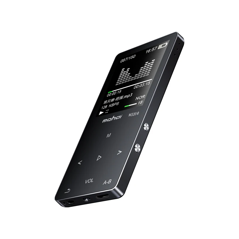 Металлический Bluetooth 4 1 новый MP3 плеер встроенный динамик с FM радио/запись
