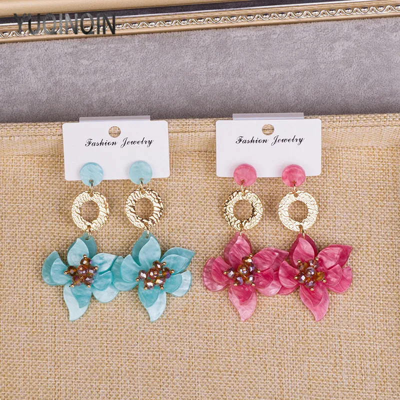 Trendy Drop Big Acrylic Earrings for Women 2018 Statement Elegant Resin Earrings Fashion Jewelry Long Dangle Flowers Brincos
Trendy Drop Big Acrylic Earrings for Women 2018 Statement Elegant Resin Earrings Fashion Jewelry Long Dangle Flowers Brincos