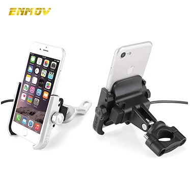 Rechargable Shockproof Aluminum Alloy Handlebar Motorcycle Phone Holder Rearview Mirror Support Telephone Holder For GPS Holder
Rechargable Shockproof Aluminum Alloy Handlebar Motorcycle Phone Holder Rearview Mirror Support Telephone Holder For GPS Holder