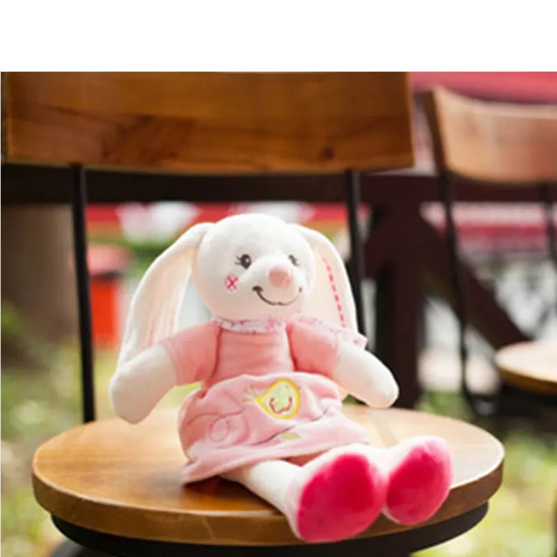 30cm Baby Pink Plush rabbit doll Cute Baby Appease Sleeping doll Bed Soft Play Doll Plush Toy For Children Christmas gift
30cm Baby Pink Plush rabbit doll Cute Baby Appease Sleeping doll Bed Soft Play Doll Plush Toy For Children Christmas gift