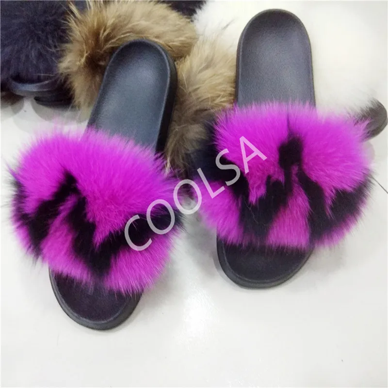 Women's Winter Plush Slippers Indoor Fluffy Fox Hair Shoes Women Fur Slides Home Shoes Female Flat Furry Sandals Fur Flip Flops
Women's Winter Plush Slippers Indoor Fluffy Fox Hair Shoes Women Fur Slides Home Shoes Female Flat Furry Sandals Fur Flip Flops