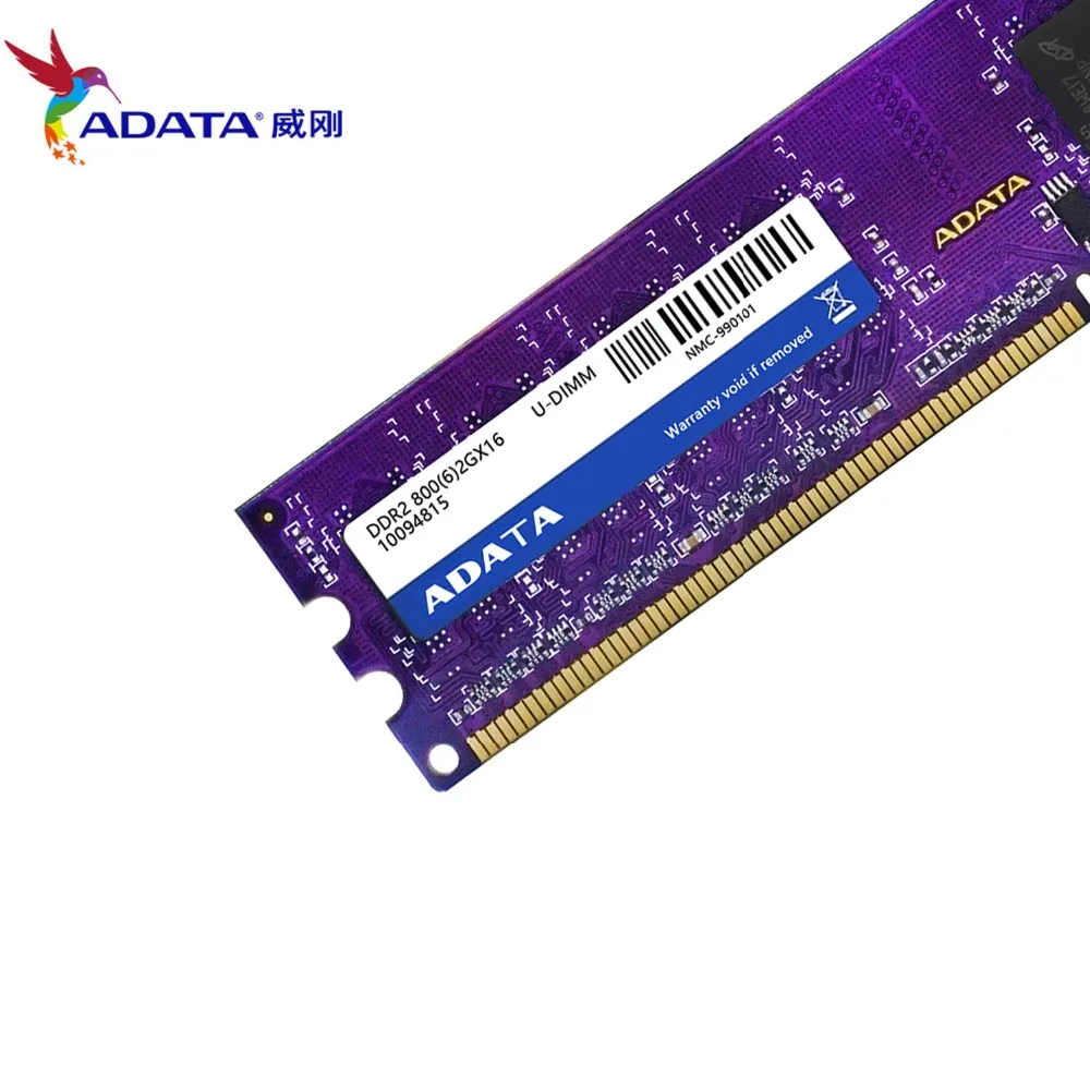 AData DDR2 RAM 2GB 800 667MHz 1 8 V 240Pin Non-ECC настольная Память Dimm система Высокая совместимость |
