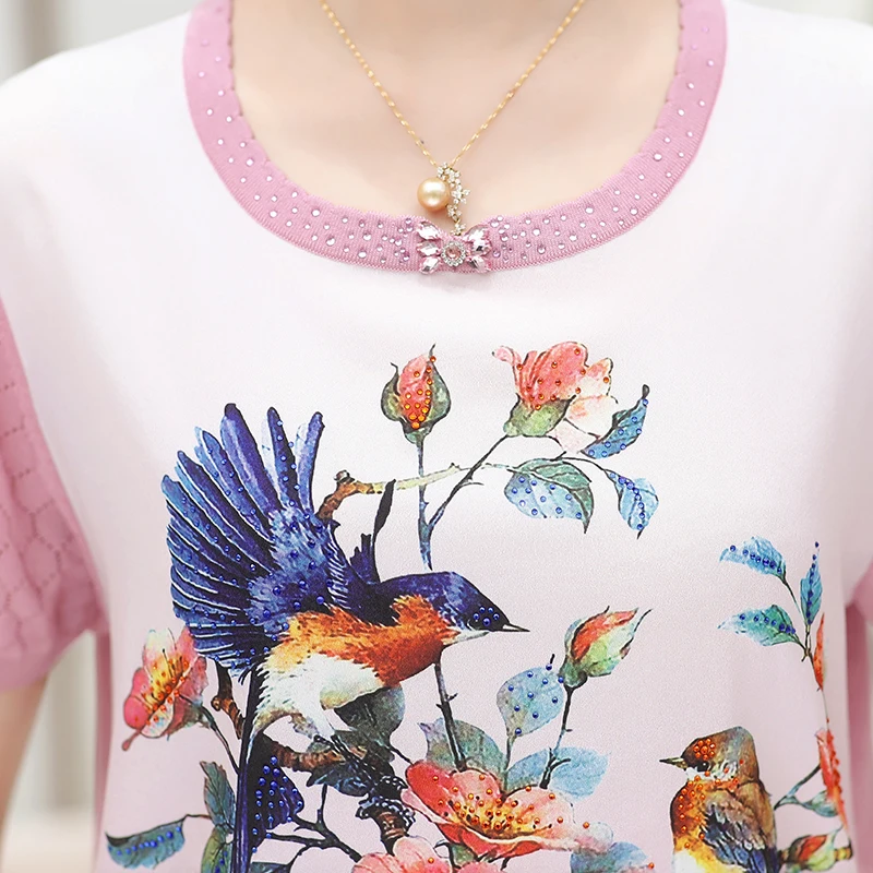 New 2019 Women Summer Floral Printed Silk Blouse Shirts Elegant Lady Soft Thin Knit Blouse Tops Free Shipping
New 2019 Women Summer Floral Printed Silk Blouse Shirts Elegant Lady Soft Thin Knit Blouse Tops Free Shipping