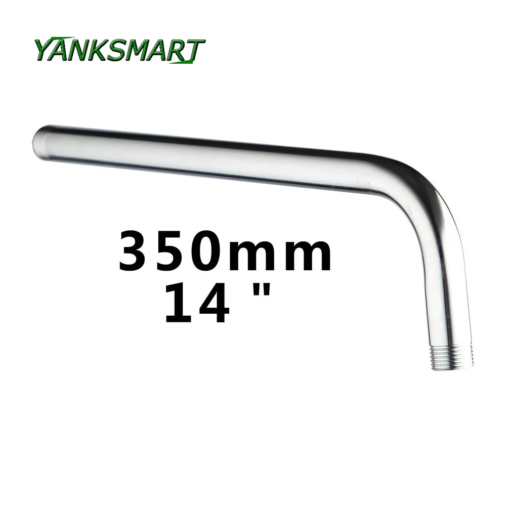 YANKSMART Contemporary Shower Arm Stainless Steel Polished Chrome 14 INCH Shower Arm banho Head Holder
YANKSMART Contemporary Shower Arm Stainless Steel Polished Chrome 14 INCH Shower Arm banho Head Holder