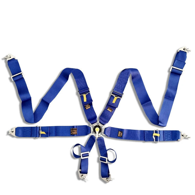 6 Point 3"Seat Belt Racing Harness Safety Belt With Camlock FIA Approved 2026 (blue Red black)
6 Point 3"Seat Belt Racing Harness Safety Belt With Camlock FIA Approved 2026 (blue Red black)