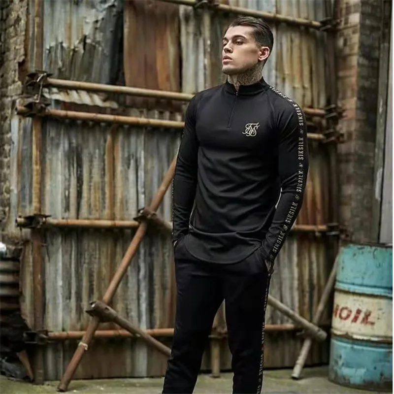 New Fashion T Shirt Men Slim Fitness Workout Tops Casual Turtleneck Elastic Male Streetwear Long Sleeve T Shirts
New Fashion T Shirt Men Slim Fitness Workout Tops Casual Turtleneck Elastic Male Streetwear Long Sleeve T Shirts