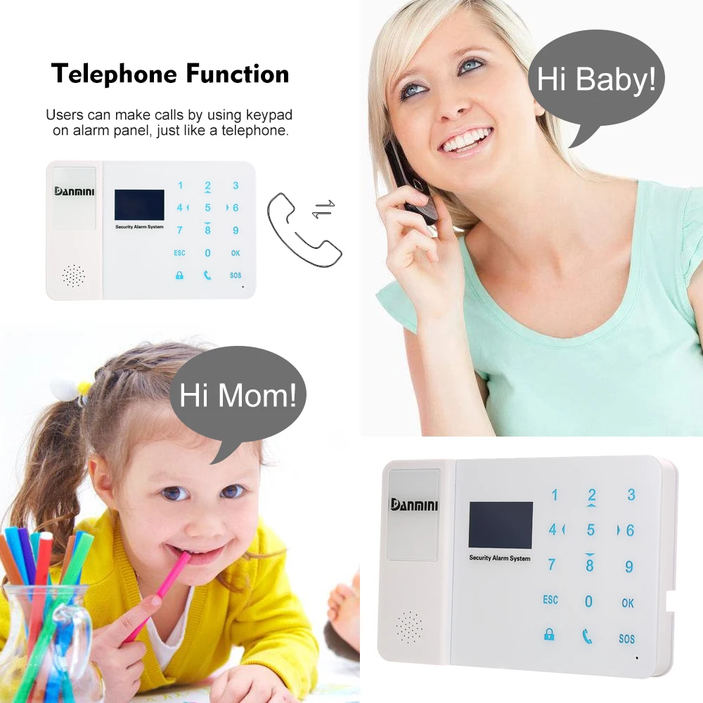 433MHz Wireless GSM SMS Alarm System LCD Screen Door Sensor Kit Slot Phone App Remote Control Home Burglar Security Alarm System
433MHz Wireless GSM SMS Alarm System LCD Screen Door Sensor Kit Slot Phone App Remote Control Home Burglar Security Alarm System