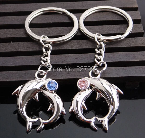 Free shipping 100pairs/lot dolphin love Couple Keychain Keyring Key Chain Lover Romantic wedding favors gifts
Free shipping 100pairs/lot dolphin love Couple Keychain Keyring Key Chain Lover Romantic wedding favors gifts