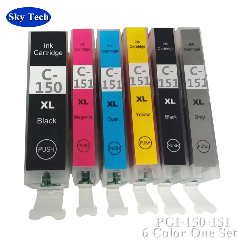 Compatible ink Cartridge For PGI150 CLI151 , PGI-150 CLI-151 For Canon PIXMA IP7210 MG5410 MX921 MX721 MG6310 etc
Compatible ink Cartridge For PGI150 CLI151 , PGI-150 CLI-151 For Canon PIXMA IP7210 MG5410 MX921 MX721 MG6310 etc