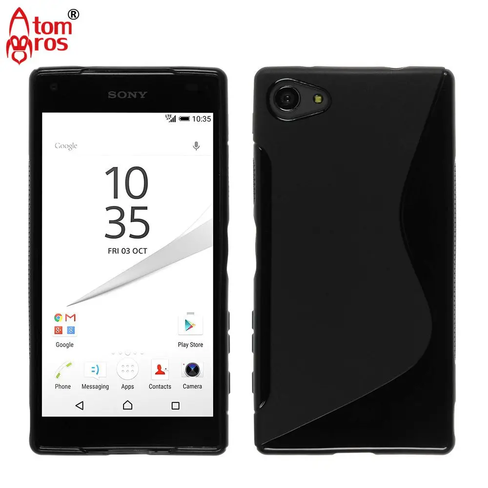 Atombros мягкой ТПУ силиконовой резины Прозрачный чехол для Sony Xperia Z5 Compact/Z5 Mini Чехол