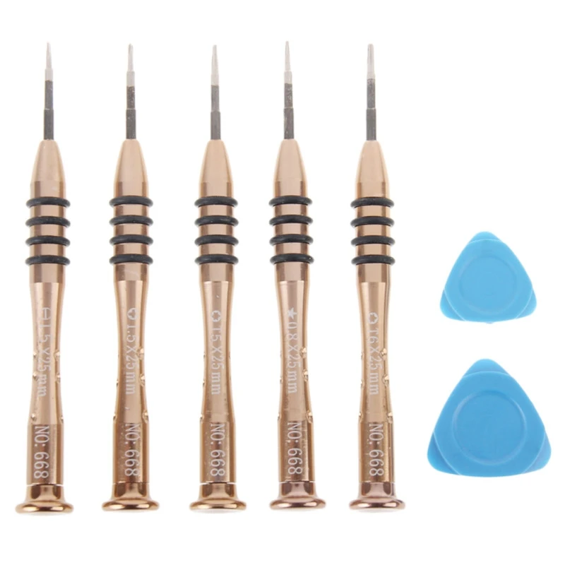7 in 1 Multi-purpose Professional Screwdriver Set Repair Triangle Disassembly Tool Kit for iPhone 6 & 6S / iPhone 5 & 5S
7 in 1 Multi-purpose Professional Screwdriver Set Repair Triangle Disassembly Tool Kit for iPhone 6 & 6S / iPhone 5 & 5S