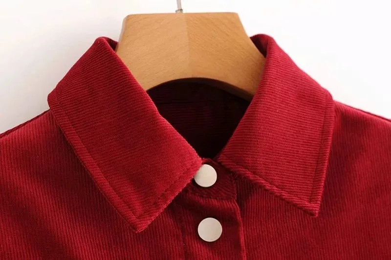 Autumn Women Solid Nice Corduroy Short Coat Covered Casual Jackets Turn-down Collar Button Basic Jackets Outerwear
Autumn Women Solid Nice Corduroy Short Coat Covered Casual Jackets Turn-down Collar Button Basic Jackets Outerwear