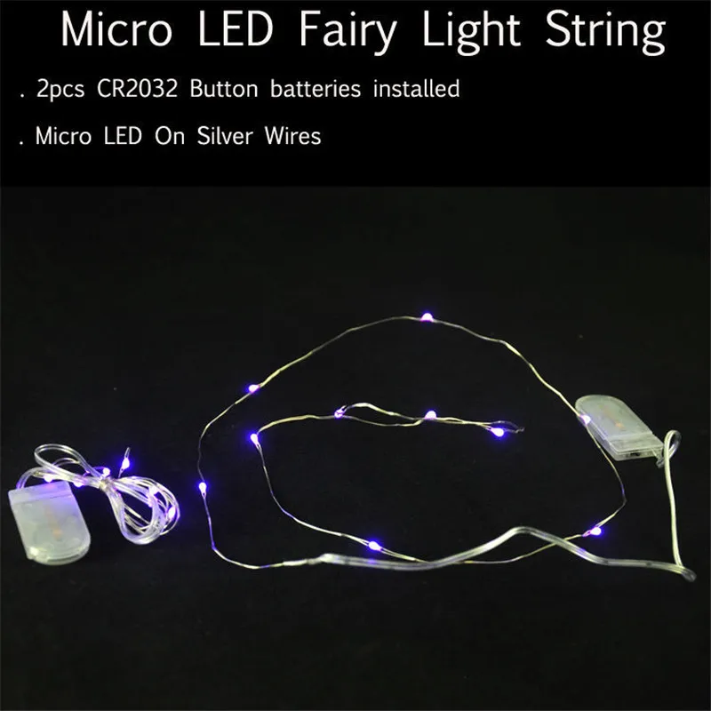Battery Powered Micro LED String Light 10 LEDs/4ft (1M) Ultra Thin Silver Wire Rope Lights for Trees Wedding Parties Jar Bedroom
Battery Powered Micro LED String Light 10 LEDs/4ft (1M) Ultra Thin Silver Wire Rope Lights for Trees Wedding Parties Jar Bedroom