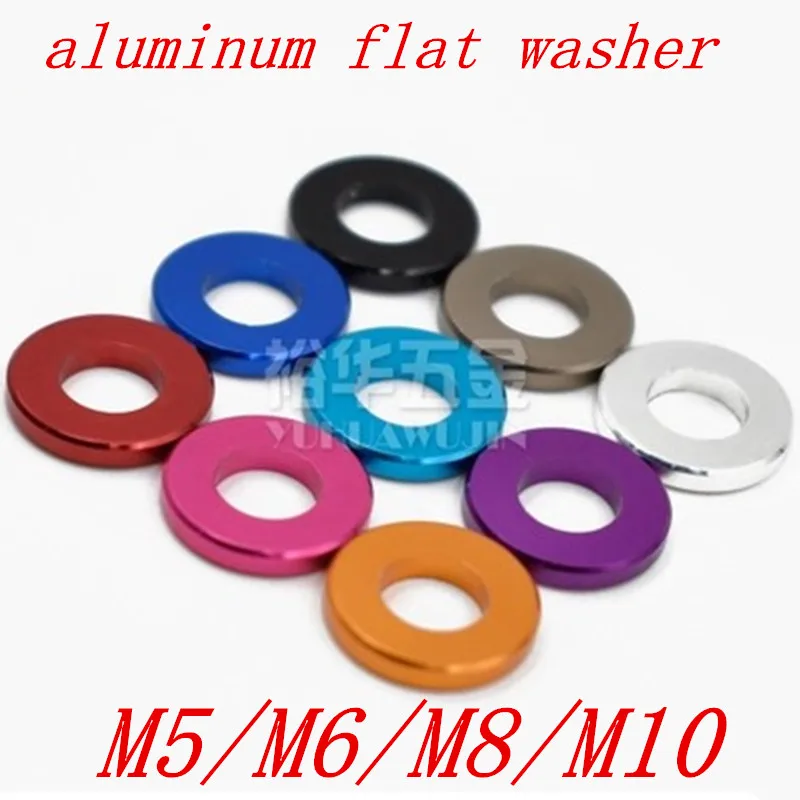 20pcs M5 M6 M8 M10 Multi-Color colourful Anodized Aluminum flat washer gasket for RC Model Part
20pcs M5 M6 M8 M10 Multi-Color colourful Anodized Aluminum flat washer gasket for RC Model Part