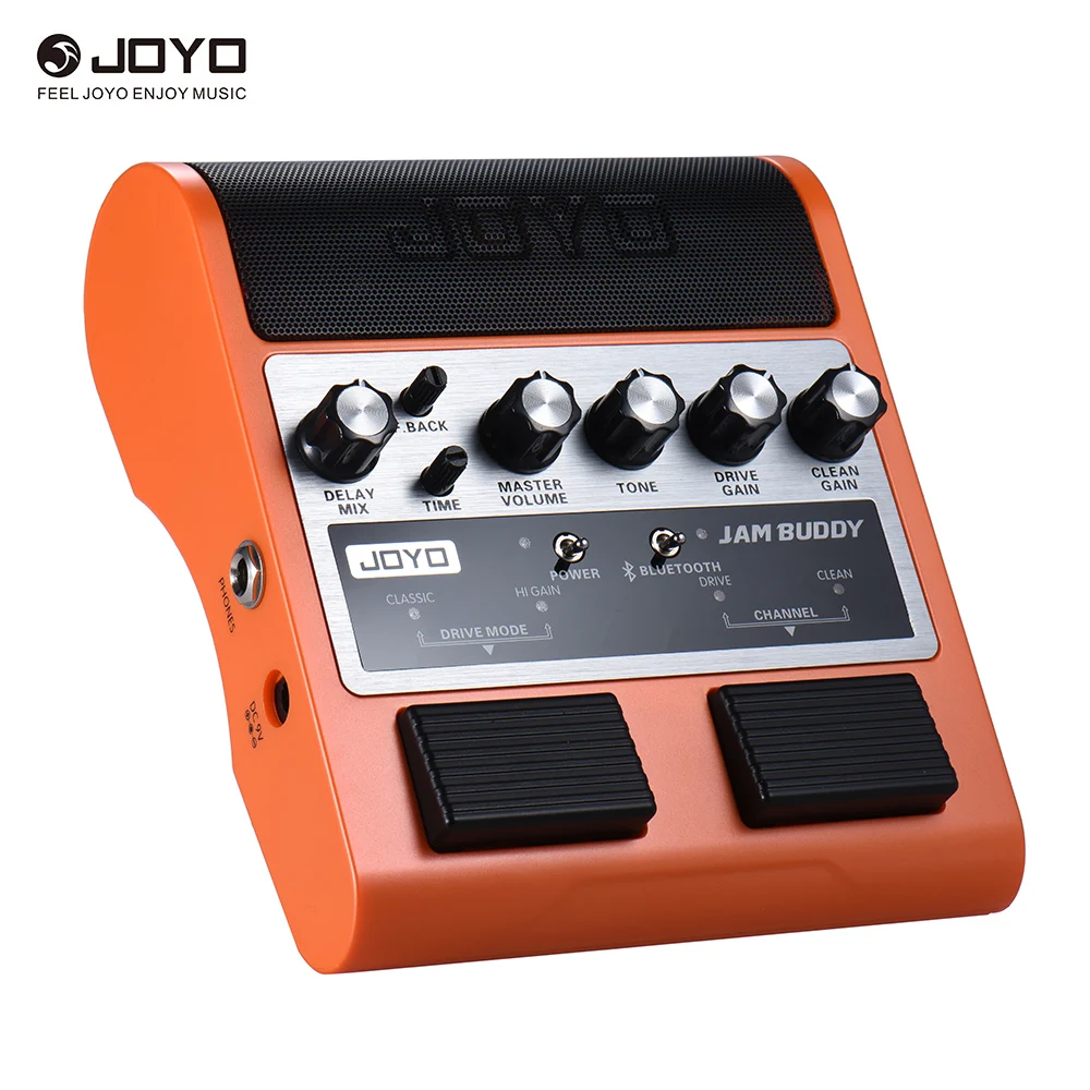 

Портативный Перезаряжаемый двухканальный гитарный усилитель JOYO JAM BUDDY 2*4 Вт с педалью