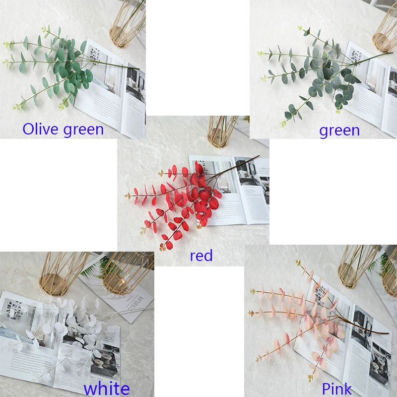 5pcs Simulation Plant Color Eucalyptus Leaves Eucalyptus Leaves Home Decoration Wedding Background Fake Grass Flower Arrangement
5pcs Simulation Plant Color Eucalyptus Leaves Eucalyptus Leaves Home Decoration Wedding Background Fake Grass Flower Arrangement