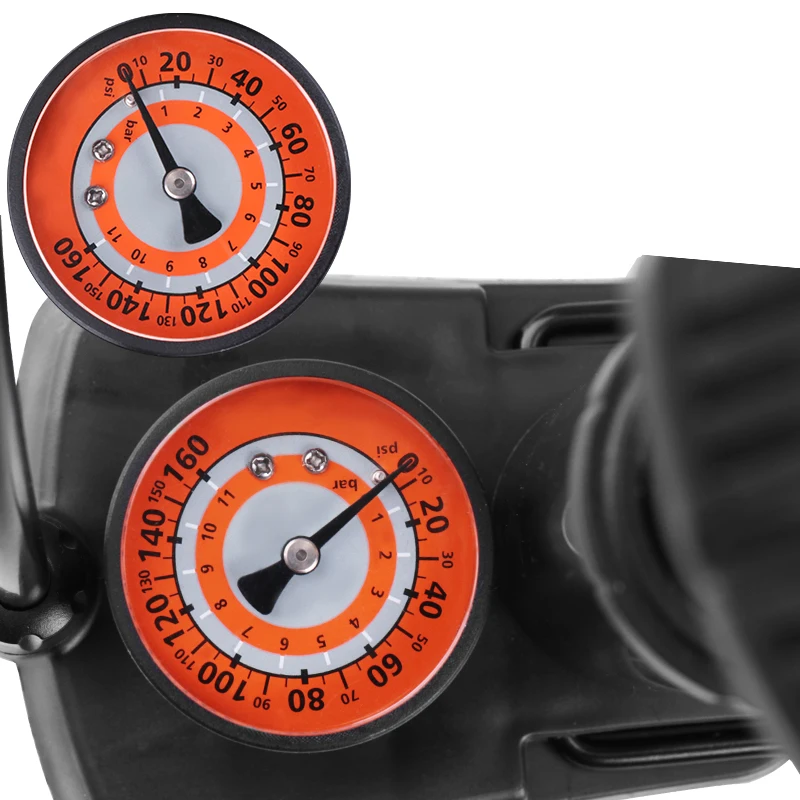 WHEEL UP Original Foot Activated Floor Bike Pump 120 PSI Presta & Schrader Valves Sports Balls Lightweight Pump
WHEEL UP Original Foot Activated Floor Bike Pump 120 PSI Presta & Schrader Valves Sports Balls Lightweight Pump