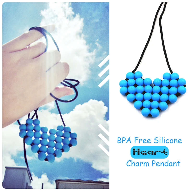 Mydear Round beads Heart Shape Food Grade Silicone Pendant Necklace For Mommy Wearing And Baby Sooth Nursing Bpa Free Silicone
Mydear Round beads Heart Shape Food Grade Silicone Pendant Necklace For Mommy Wearing And Baby Sooth Nursing Bpa Free Silicone