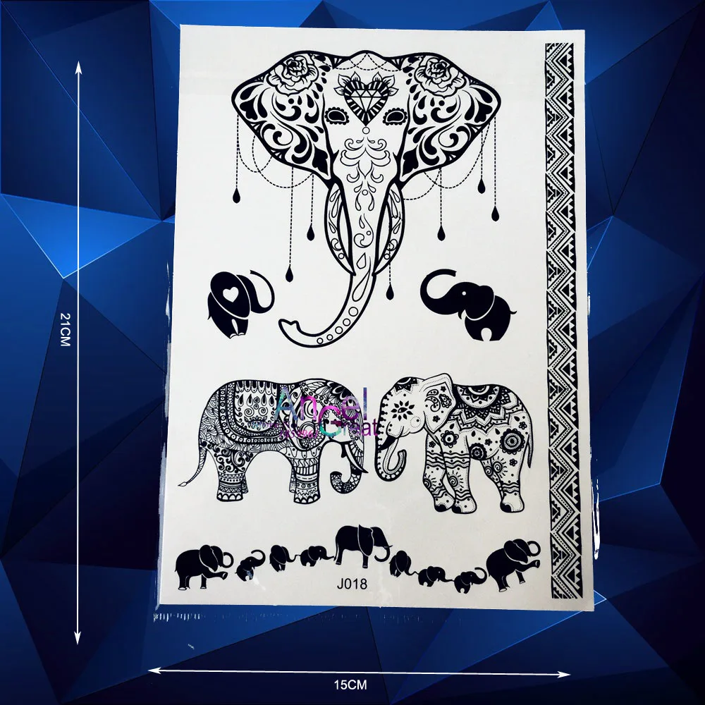 Горячая Распродажа голова слона Ganesha временная татуировка боди-арт черная хна Водонепроницаемая Татуировка паста, Татуировка Сексуальный ...
Горячая Распродажа голова слона Ganesha временная татуировка боди-арт черная хна Водонепроницаемая Татуировка паста, Татуировка Сексуальный ...