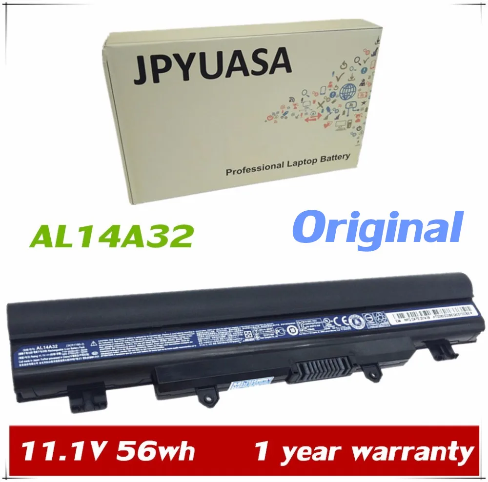 7XINbox 11.1V 56wh AL14A32 Original Laptop Battery For Acer Aspire E1-571G E5-411 E5-421G E5-471G E5-511P E5-531 31CR17/65-2
7XINbox 11.1V 56wh AL14A32 Original Laptop Battery For Acer Aspire E1-571G E5-411 E5-421G E5-471G E5-511P E5-531 31CR17/65-2