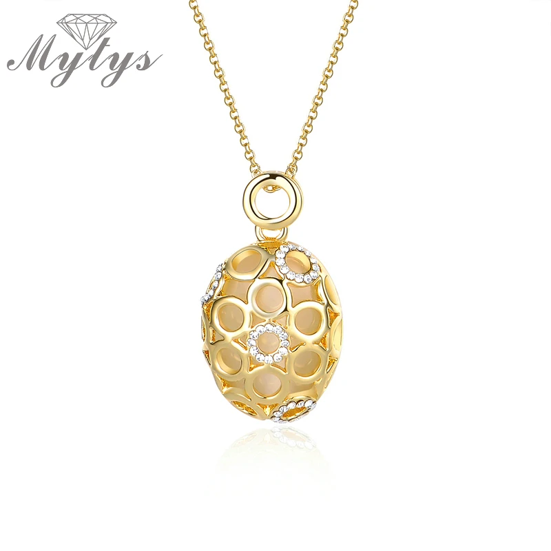 Ожерелье с подвеской в виде яйца Mytys с желтым золотым отверстием, оригинальный дизайн, ожерелье для женщин CN317
Ожерелье с подвеской в виде яйца Mytys с желтым золотым отверстием, оригинальный дизайн, ожерелье для женщин CN317