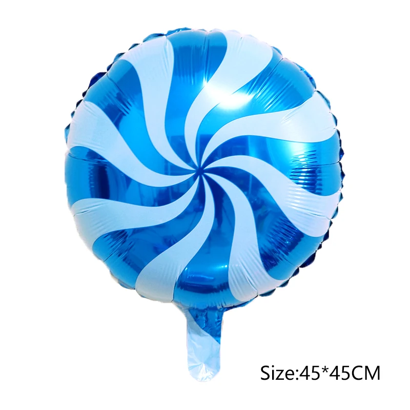 18inch Lollipop Balloons Boy Girl Candy Windmill Foil Balloon Birthday Party Decorations Kids Wedding Decoration Event Supplies | Дом и сад