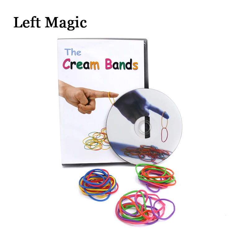 The Cream Bands By Hondo (Gimmicks+DVD) Magic Tricks Props Magic Tools Comedy Close Up Stage Close-Up Magic Mentalism
The Cream Bands By Hondo (Gimmicks+DVD) Magic Tricks Props Magic Tools Comedy Close Up Stage Close-Up Magic Mentalism