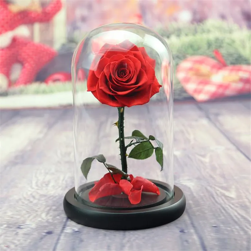 Flone Valentines day gift Eternal rose Flower Glass Cover For Valentine's Day Present Home Decoration Accessories
Flone Valentines day gift Eternal rose Flower Glass Cover For Valentine's Day Present Home Decoration Accessories