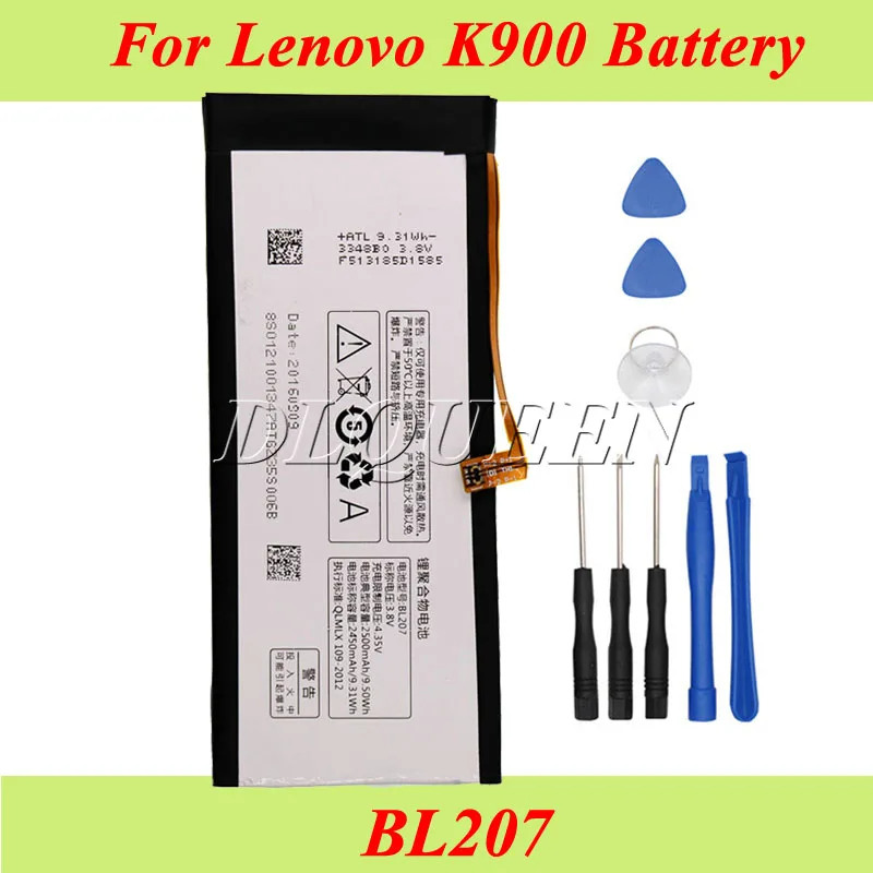 Аккумулятор для lenovo K900 BL207 BL 207 2500 мАч AKKU + Инструменты|battery for k900|battery lenovobattery |