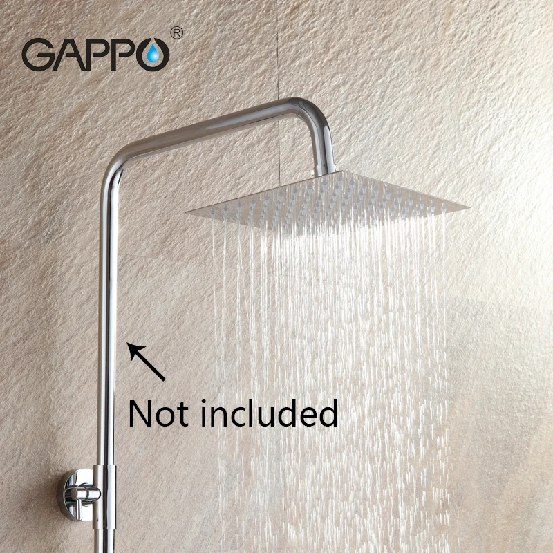 GAPPO Shower heads Square Rainfall shower heads Chrome bathroom faucet mixer shower faucets waterfall bathroom mixer
GAPPO Shower heads Square Rainfall shower heads Chrome bathroom faucet mixer shower faucets waterfall bathroom mixer