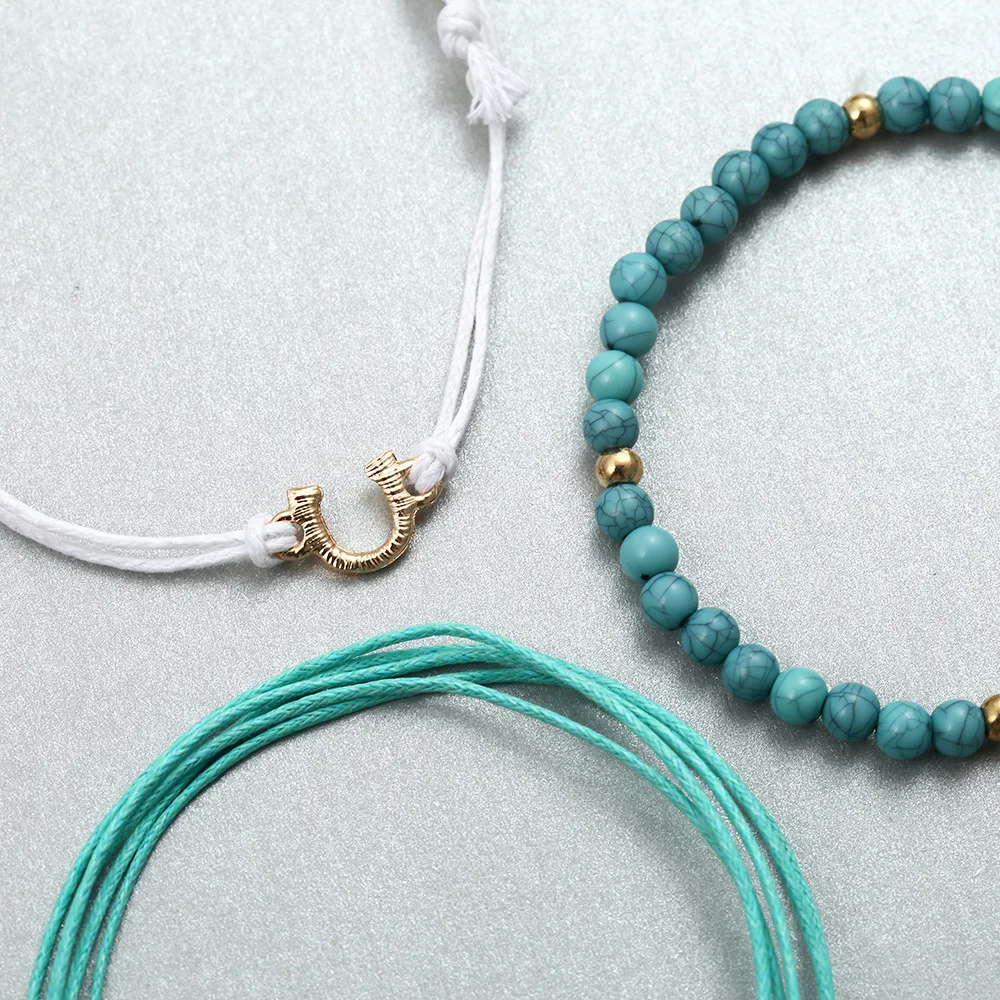 XZP BOHO 3 Pcs/Set Multilayer Turquoises Beads Stretch Women Bracelet Elastic Bangle Rope Chain for Women Multi Layer Bangle
XZP BOHO 3 Pcs/Set Multilayer Turquoises Beads Stretch Women Bracelet Elastic Bangle Rope Chain for Women Multi Layer Bangle