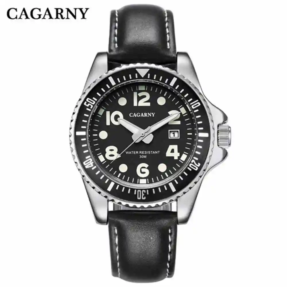 CAGARNY Men Fashion Watch Date Display Business Sports Leather belt Quartz Luxury Brands Men Waterproof Watch Relogio Masculino
CAGARNY Men Fashion Watch Date Display Business Sports Leather belt Quartz Luxury Brands Men Waterproof Watch Relogio Masculino