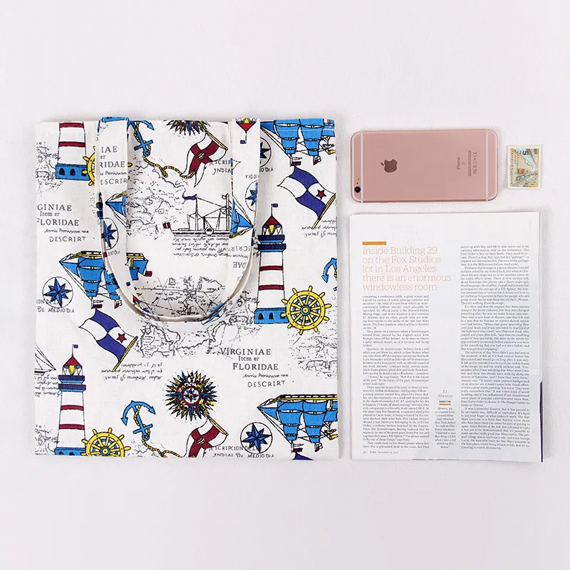 YILE Handmade Lighthouse Ship Rudder Cotton Linen Eco Reusable Shopping Shoulder Bag Tote L261
YILE Handmade Lighthouse Ship Rudder Cotton Linen Eco Reusable Shopping Shoulder Bag Tote L261