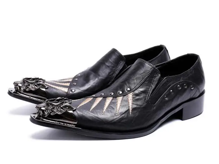 New Imitate Pointed toes men shoes dress shoe smart casual classical black rivets Embroidery iron toes slip-on height increasing
New Imitate Pointed toes men shoes dress shoe smart casual classical black rivets Embroidery iron toes slip-on height increasing