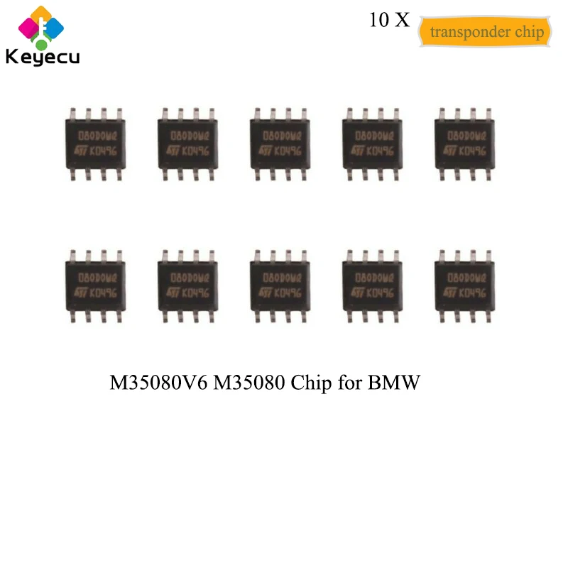 KEYECU 10PCS/Lot Replacement M35080V6 M35080 Transponder Remote Key Chip - FOB for BMW
KEYECU 10PCS/Lot Replacement M35080V6 M35080 Transponder Remote Key Chip - FOB for BMW
