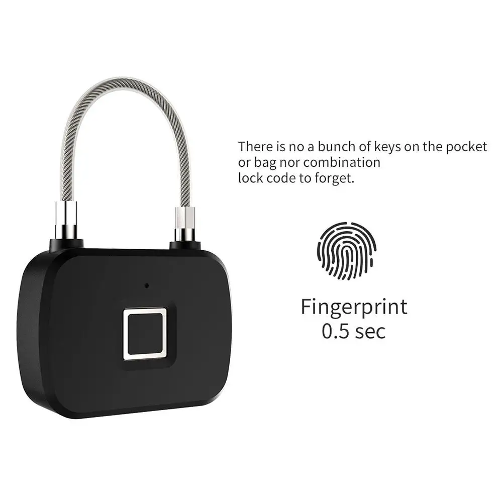 L13 Smart Lock Fingerprint Luggage Lock Gym Bag Padlock Metal Waterproof For School Locker Backpack Suitcase Travel Luggage
L13 Smart Lock Fingerprint Luggage Lock Gym Bag Padlock Metal Waterproof For School Locker Backpack Suitcase Travel Luggage
