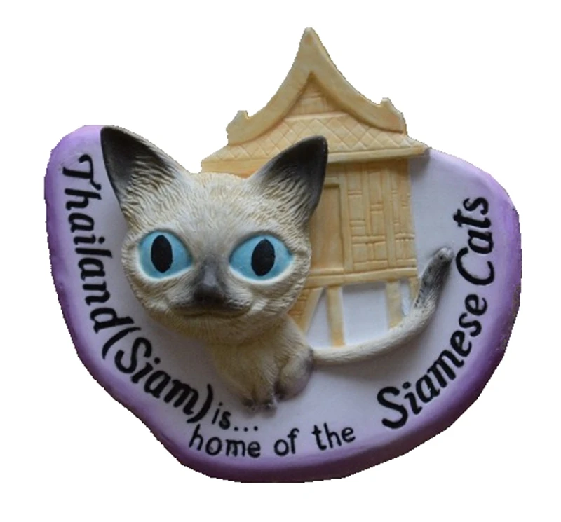 Thailand Siam Cat 3D Aromatherapy Fridge Magnets World Travel Souvenirs Refrigerator Magnetic Sticker Home Decoration
Thailand Siam Cat 3D Aromatherapy Fridge Magnets World Travel Souvenirs Refrigerator Magnetic Sticker Home Decoration