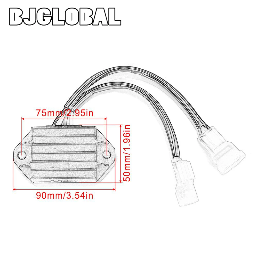For Yamaha YZ450F YZ 450F 2010 2011 2012 2013 Motorcycle Voltage Regulator Rectifier DC 12V Pit Dirt Bike Scooter 33D-81960-00
For Yamaha YZ450F YZ 450F 2010 2011 2012 2013 Motorcycle Voltage Regulator Rectifier DC 12V Pit Dirt Bike Scooter 33D-81960-00