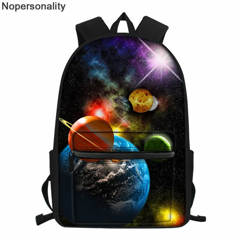 Nopersonality Men Backpack 3D Galaxy Planet Prints Bagpack for Teenager Boys Casual School Backpack College Student Rucksack
Nopersonality Men Backpack 3D Galaxy Planet Prints Bagpack for Teenager Boys Casual School Backpack College Student Rucksack