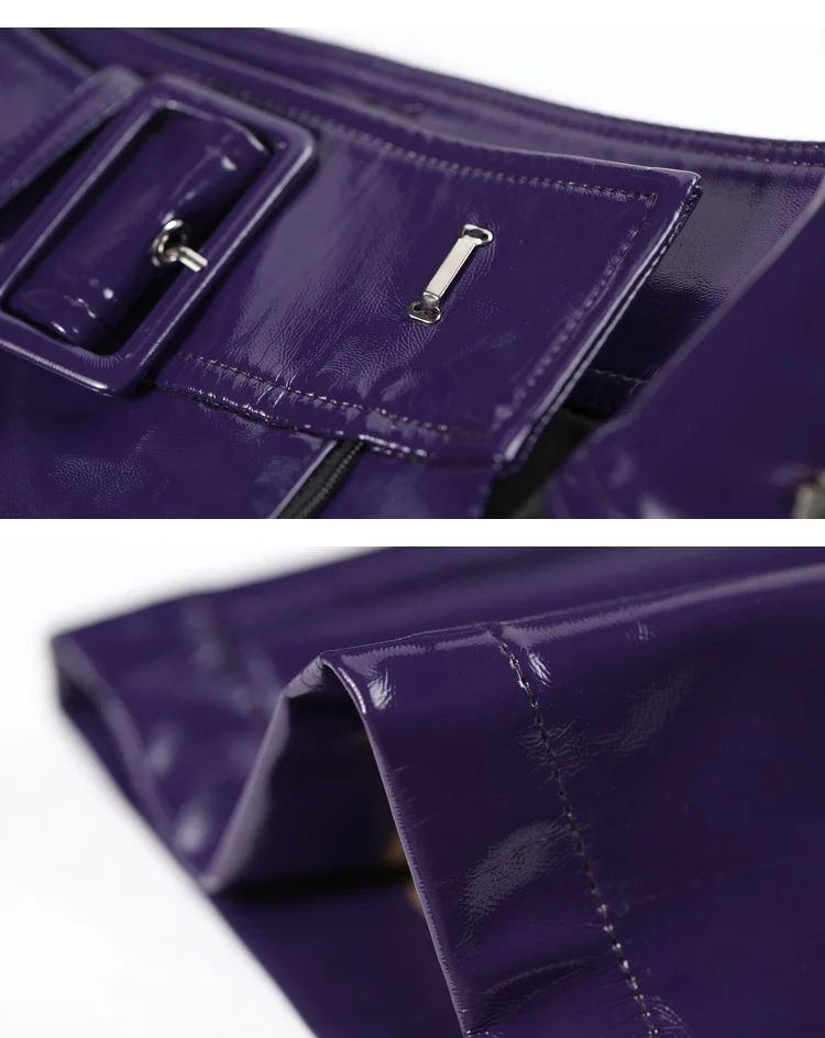 Fashion brand water wash glossy fabric PU leather pants female high waist punk hip bag patent leather trousers wq440 dropship
Fashion brand water wash glossy fabric PU leather pants female high waist punk hip bag patent leather trousers wq440 dropship
