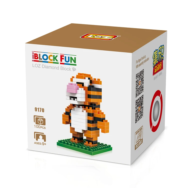 Small particles educational building blocks assembled LOZ diamonds Cartoon tigger 9170 Freeshipping baby toy | Игрушки и хобби