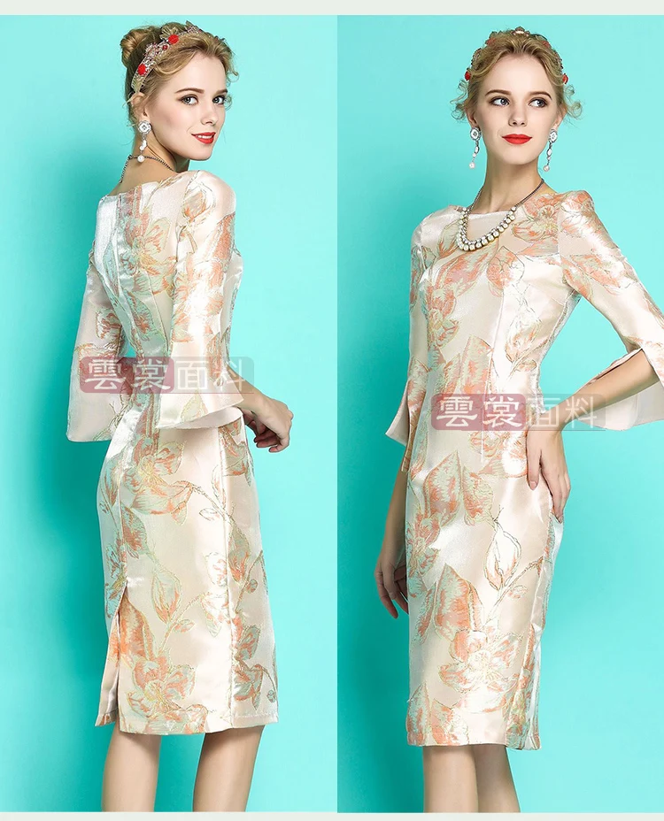 New elegant gold three-dimensional jacquard fabric high-end brocade dress sub windbreaker spring and summer clothing fabric
New elegant gold three-dimensional jacquard fabric high-end brocade dress sub windbreaker spring and summer clothing fabric