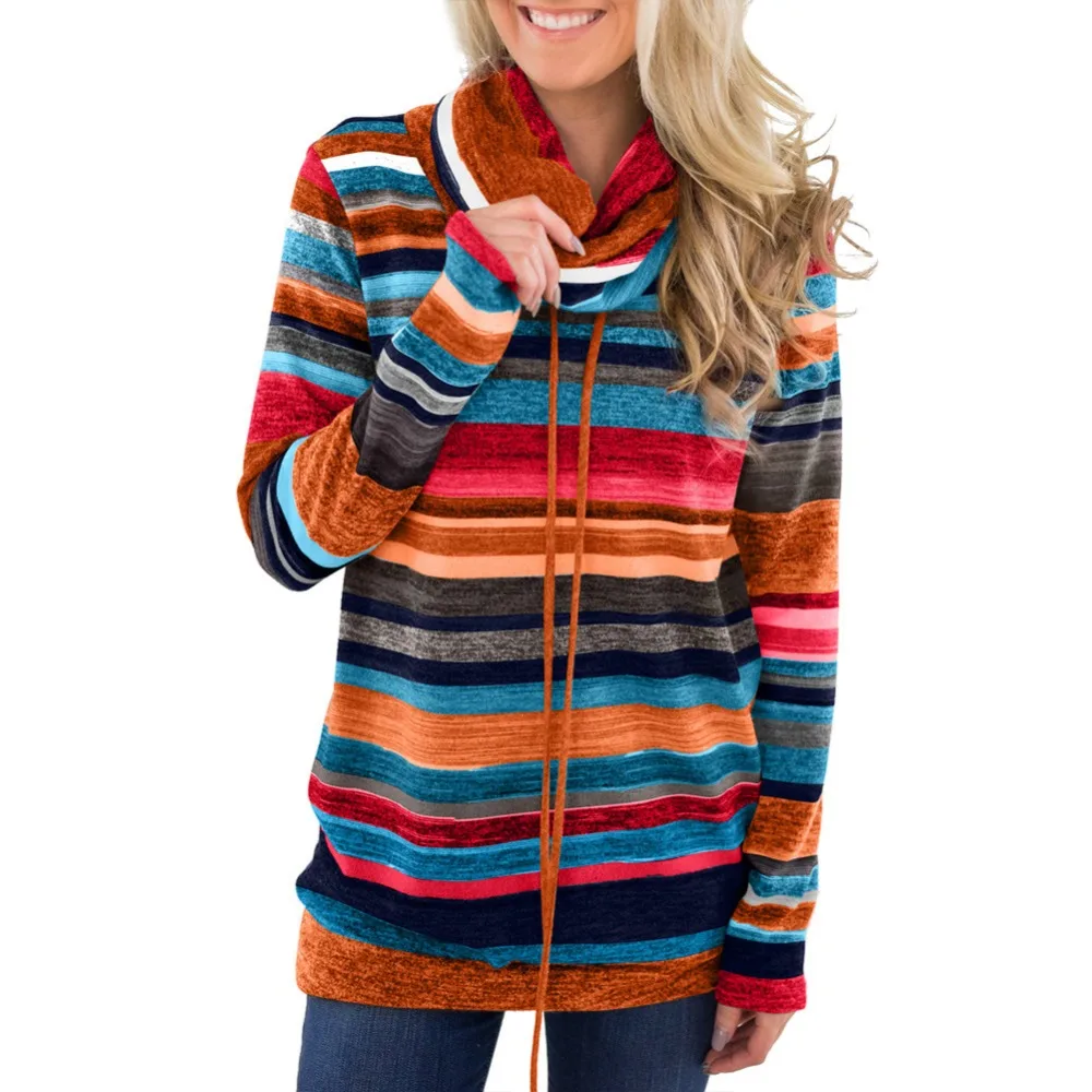 Woman Hoodies Long Sleeve Hoody Ladies Korean Sweatshirt Hoodies Women Sweatshirts 6 Choices F0487 Strip Print
Woman Hoodies Long Sleeve Hoody Ladies Korean Sweatshirt Hoodies Women Sweatshirts 6 Choices F0487 Strip Print