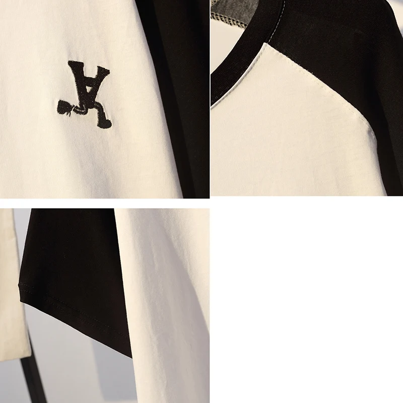 Fashion Women O-Neck Color Black White Short Sleeve Top Solid Shorts Set Pockets Girls Tshirt Shorts Two Pieces Set
Fashion Women O-Neck Color Black White Short Sleeve Top Solid Shorts Set Pockets Girls Tshirt Shorts Two Pieces Set