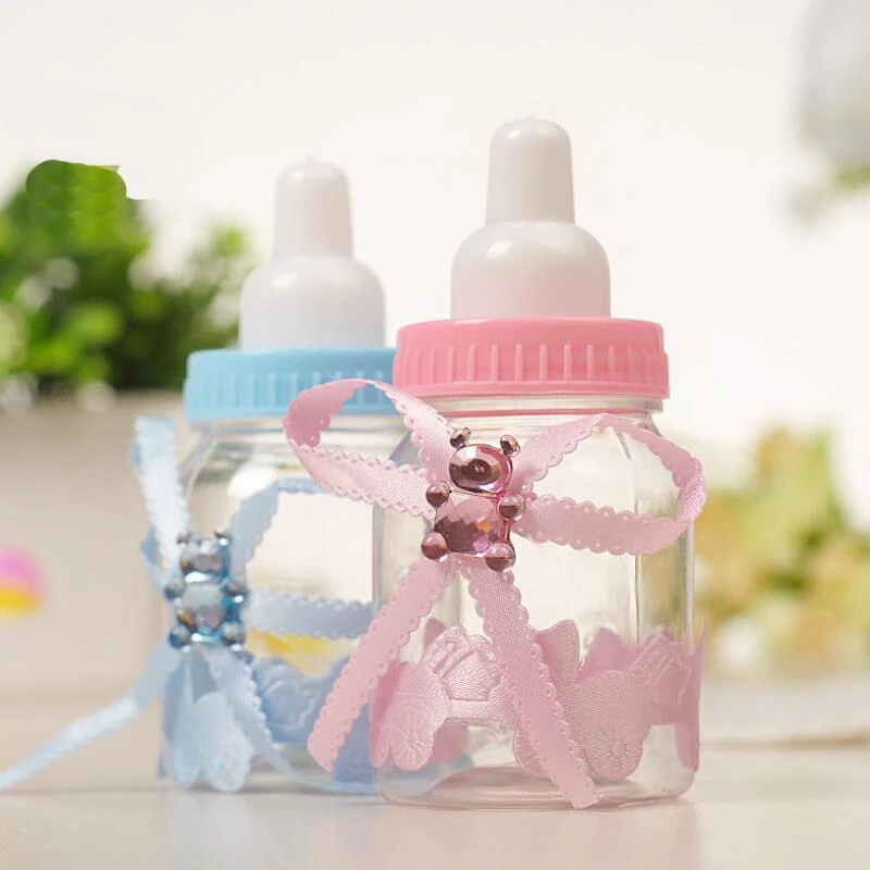 12pcs Plastic Bottle Shape Ribbon Bear Decor Gift Box Kids Happy Birthday Baby Shower Party Candy Package Box
12pcs Plastic Bottle Shape Ribbon Bear Decor Gift Box Kids Happy Birthday Baby Shower Party Candy Package Box