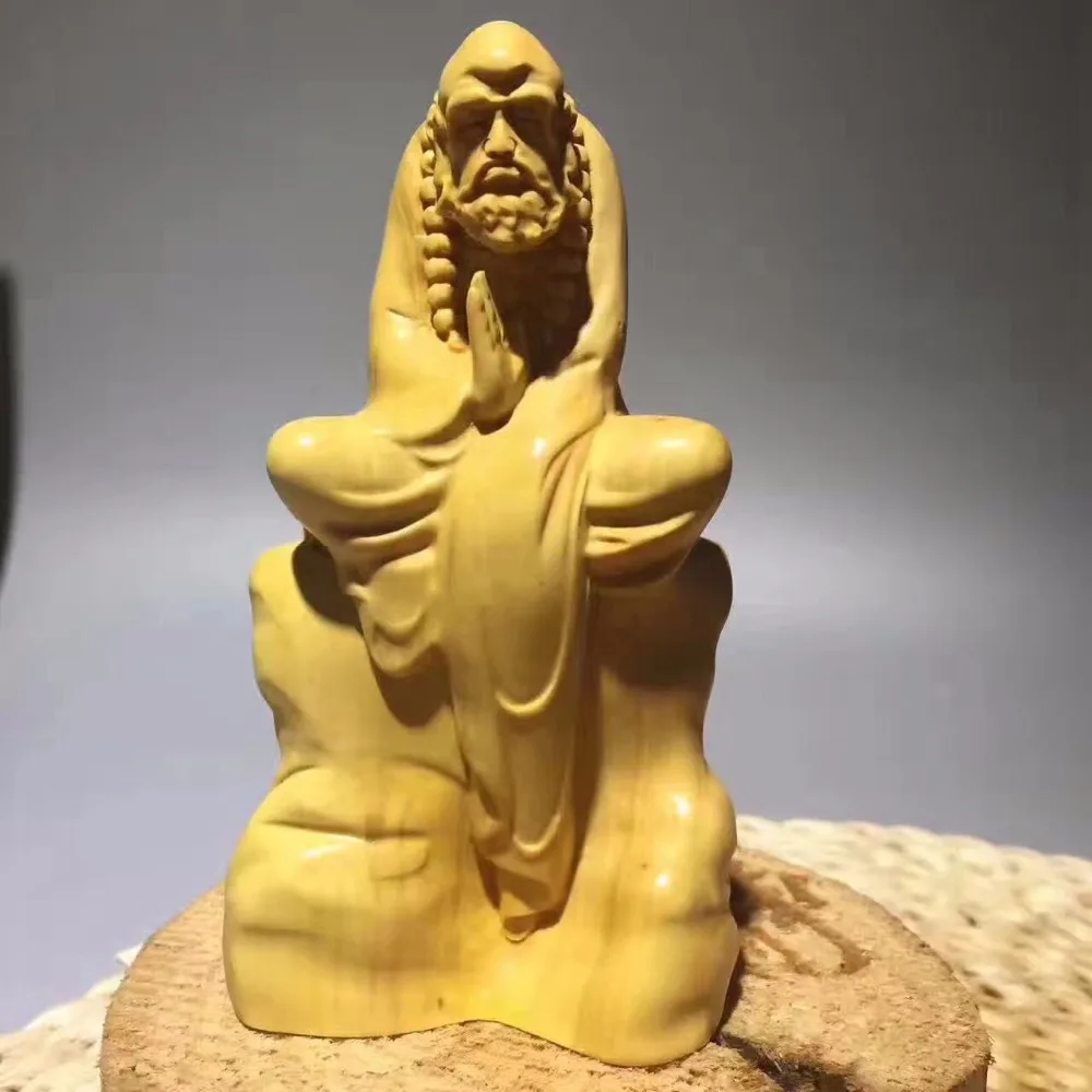 12.5X7X4.5CM boxwood carving Dharma Holiday gift the founder Woodcarving handicraft
12.5X7X4.5CM boxwood carving Dharma Holiday gift the founder Woodcarving handicraft