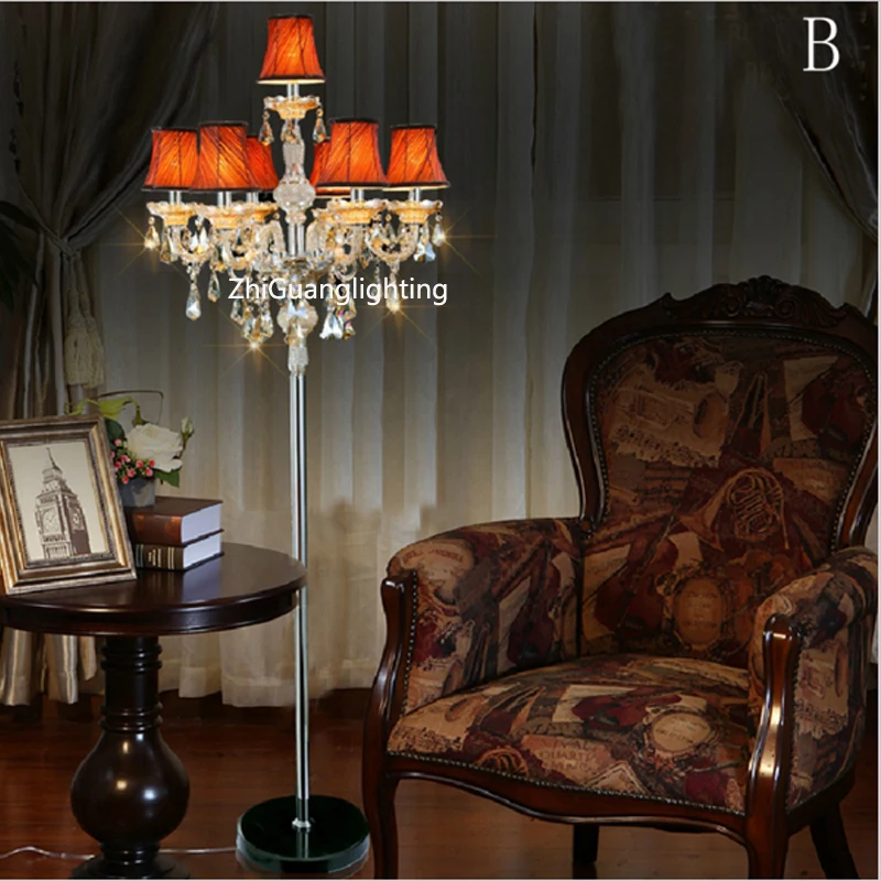 European Creative Crystal Floor Lamps Modern Minimalist Study Floor Lamp American Living Room Bedroom Vertical Bedside Lights
European Creative Crystal Floor Lamps Modern Minimalist Study Floor Lamp American Living Room Bedroom Vertical Bedside Lights