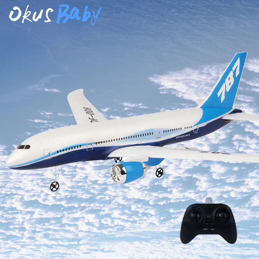 Новинка 2022, модель Fly 787, 550 мм, охват крыльев, 2,4 ГГц, 3CH EPP, радиоуправляемый самолет с фиксированным крылом, RTF, аэромоделирование в масштабе
Новинка 2022, модель Fly 787, 550 мм, охват крыльев, 2,4 ГГц, 3CH EPP, радиоуправляемый самолет с фиксированным крылом, RTF, аэромоделирование в масштабе
